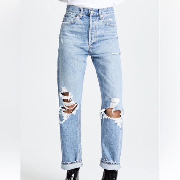 AGOLDE 90s Mid Rise Straight Fit Jeans - Picture 3 of 13